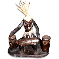 Primitive, Handcarved From Albesia Wood