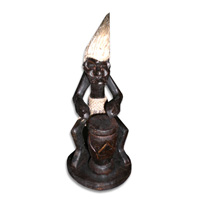 Primitive, Handcarved From Albesia Wood