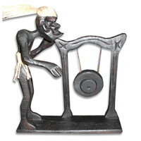 Primitive, Handcarved From Albesia Wood