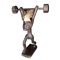 Primitive, Handcarved From Albesia Wood