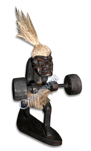 Primitive, Handcarved From Albesia Wood