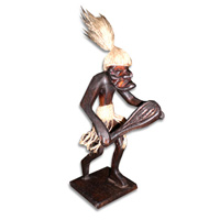 Primitive, Handcarved From Albesia Wood