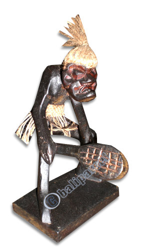 Primitive, Handcarved From Albesia Wood