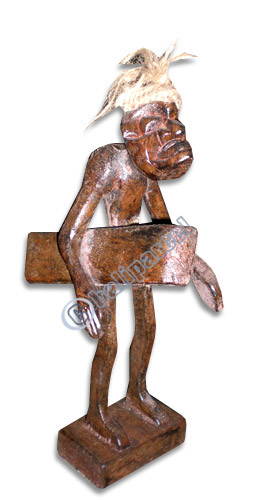 Primitive, Handcarved From Albesia Wood