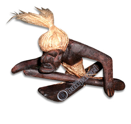 Primitive, Handcarved From Albesia Wood