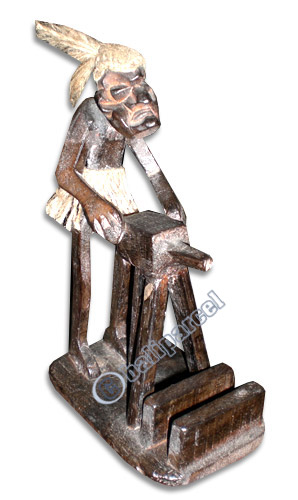 Primitive, Handcarved From Albesia Wood