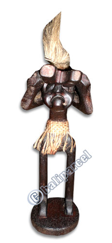 Primitive, Handcarved From Albesia Wood