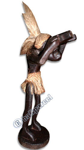 Primitive, Handcarved From Albesia Wood