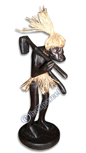 Primitive, Handcarved From Albesia Wood