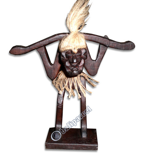 Primitive, Handcarved From Albesia Wood