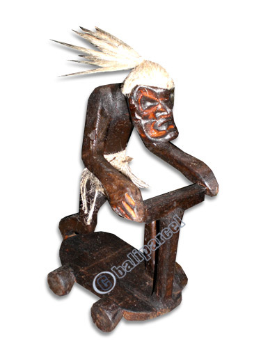 Primitive, Handcarved From Albesia Wood