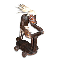 Primitive, Handcarved From Albesia Wood