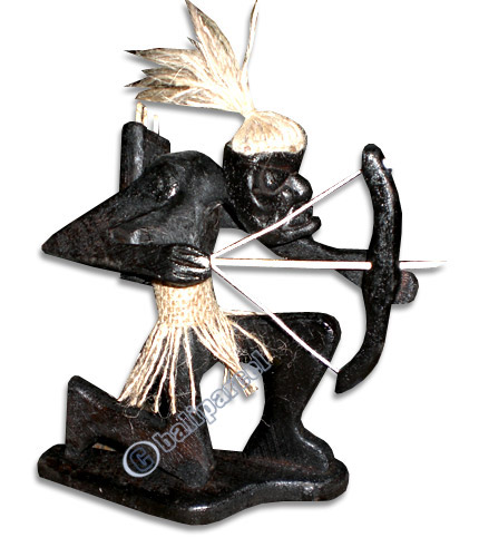 Primitive, Handcarved From Albesia Wood