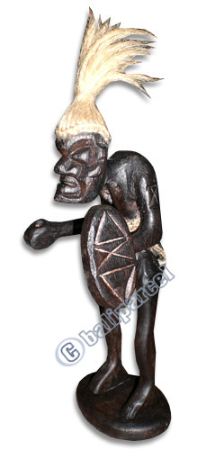 Primitive, Handcarved From Albesia Wood