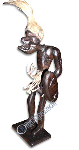 Primitive, Handcarved From Albesia Wood