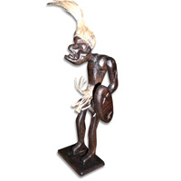 Primitive, Handcarved From Albesia Wood