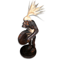 Primitive, Handcarved From Albesia Wood