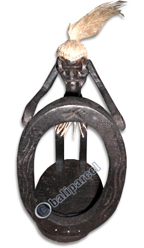 Primitive, Handcarved From Albesia Wood