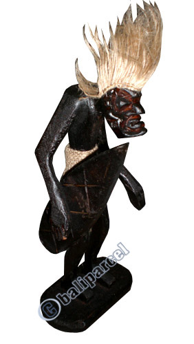 Primitive, Handcarved From Albesia Wood