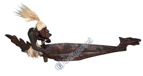 Primitive, Handcarved From Albesia Wood
