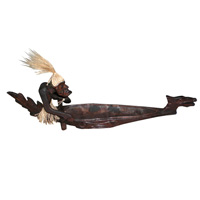 Primitive, Handcarved From Albesia Wood