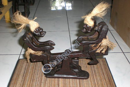 Primitive, Handcarved From Albesia Wood