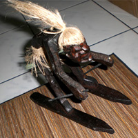 Primitive, Handcarved From Albesia Wood