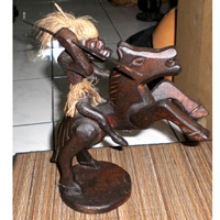 Primitive, Handcarved From Albesia Wood