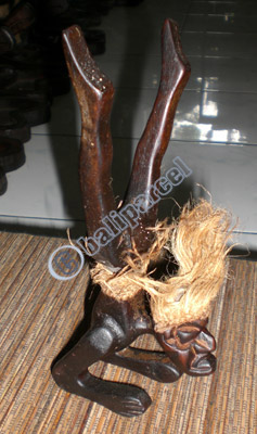 Primitive, Handcarved From Albesia Wood