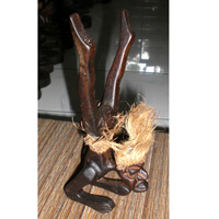 Primitive, Handcarved From Albesia Wood