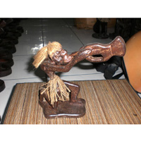 Primitive, Handcarved From Albesia Wood
