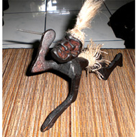 Primitive, Handcarved From Albesia Wood