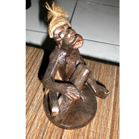 Primitive, Handcarved From Albesia Wood
