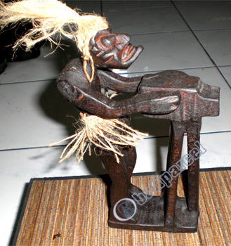 Primitive, Handcarved From Albesia Wood