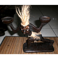 Primitive, Handcarved From Albesia Wood