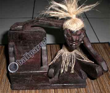 Primitive, Handcarved From Albesia Wood