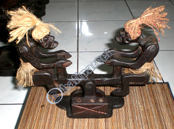 Primitive, Handcarved From Albesia Wood