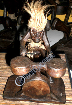 Primitive, Handcarved From Albesia Wood