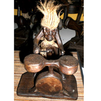 Primitive, Handcarved From Albesia Wood