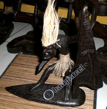 Primitive, Handcarved From Albesia Wood