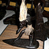 Primitive, Handcarved From Albesia Wood