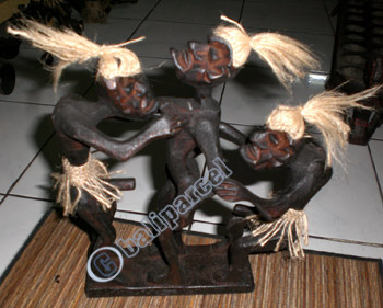 Primitive, Handcarved From Albesia Wood
