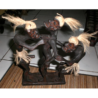 Primitive, Handcarved From Albesia Wood