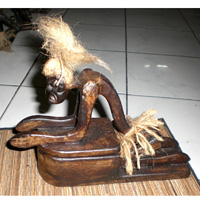 Primitive, Handcarved From Albesia Wood
