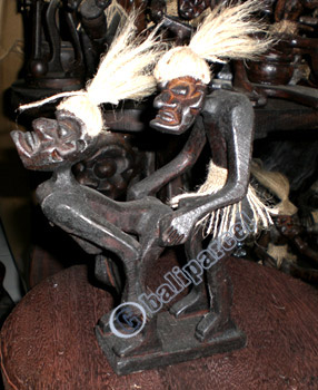 Primitive, Handcarved From Albesia Wood