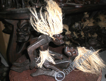 Primitive, Handcarved From Albesia Wood