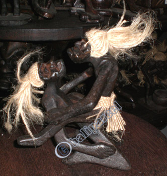 Primitive, Handcarved From Albesia Wood