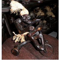 Primitive, Handcarved From Albesia Wood