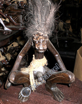 Primitive, Handcarved From Albesia Wood