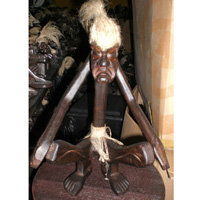 Primitive, Handcarved From Albesia Wood